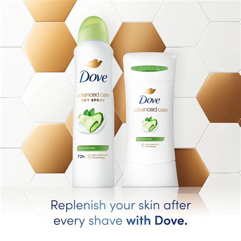 Dove Advanced Care Long Lasting Womens Antiperspirant Deodorant Stick Cool Essentials 26 Oz