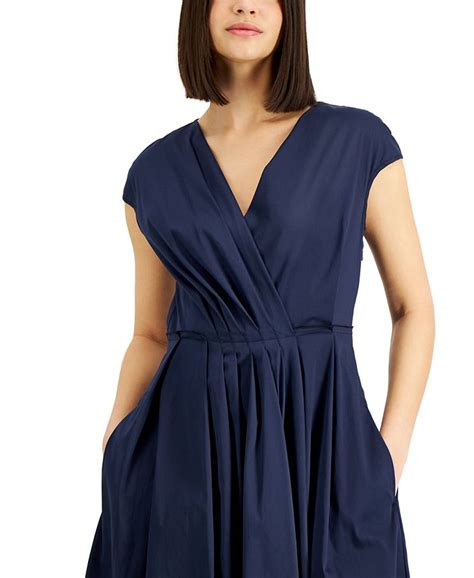 Weekend Max Mara Womens Vertice Pleated Midi Dress Macys