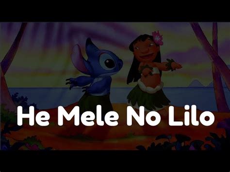 He Mele No Lilo Youtube