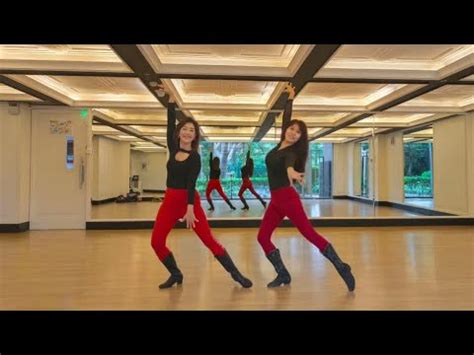 I Surrender Line Dance By Frisca Indah Youtube