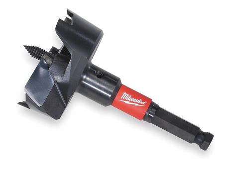 MILWAUKEE Self Feed Drill Bit 2 9 16 In Drill Bit Size Hex 7 16 In