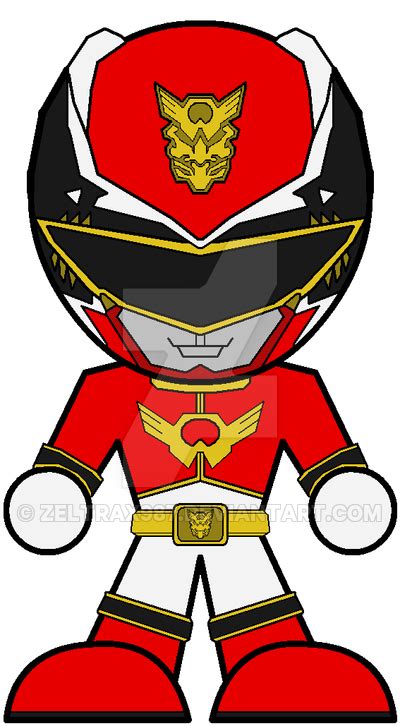 Chibi Red Ranger By Zeltrax987 Power Ranger Birthday Power Rangers