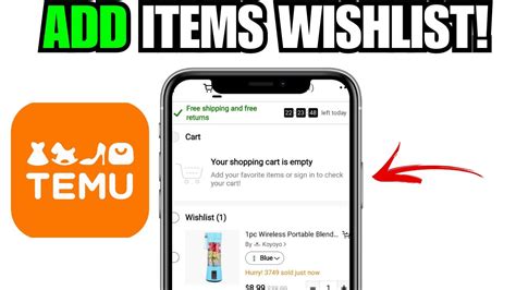 How To Add An Item To Wishlist On Temu YouTube