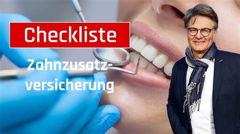 Checkliste Zahnzusatzversicherung Zahnzusatzversicherung Tipps Und