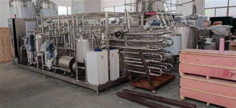 Liters Uht Tubular Sterilizer For Jam Tomato Paste Production Line