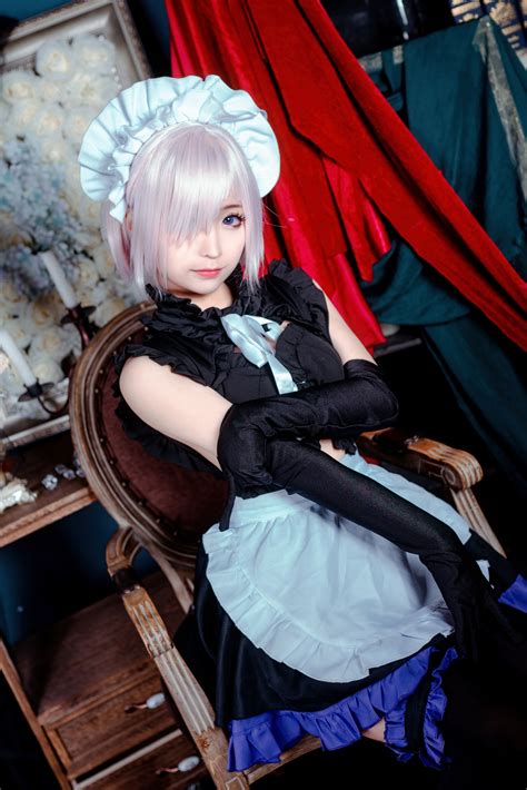 Fate Grand Order 瑪修基列萊特 女僕 CN蠢沫沫 COSPLAY JKF 捷克論壇