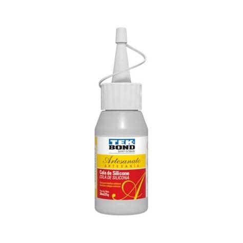 Cola De Silicone P Artesanato 25g 30ml TEK BOND A Casa Das Artes A