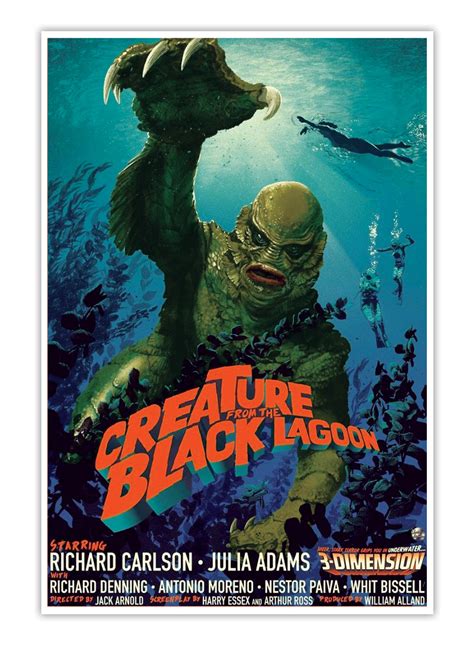 Creature Movie Poster - Art Print – Flyclothing LLC