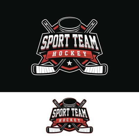 Plantilla Del Logotipo Del Deporte Del Torneo De Hockey Ilustraci N