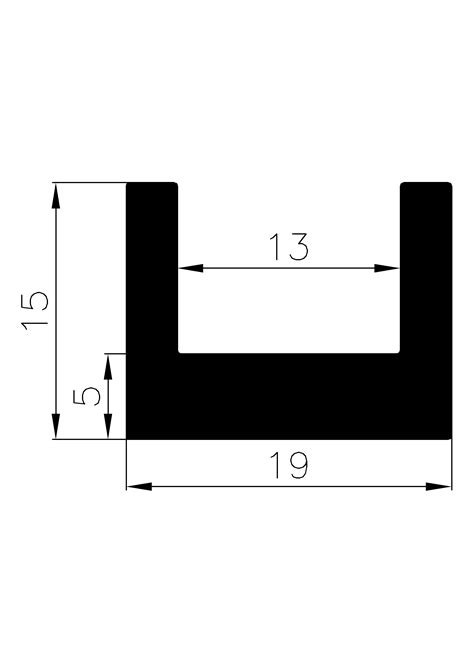 Gummiprofile U Profile EPDM Profile