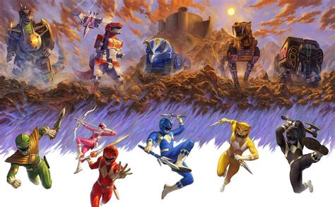 Mighty Morphin Power Rangers & Zords by Nick Robles : r/powerrangers