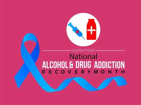 Premium Vector National Alcohol And Drug Addiction Recovery Month