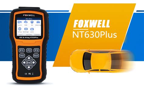 Amazon FOXWELL Escáner NT630 Plus OBD2 con purga automática de ABS