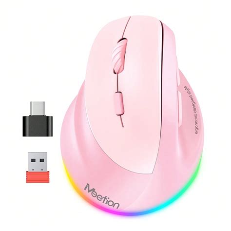 Souris verticale ergonomique sans fil Bluetooth aide à soulager les