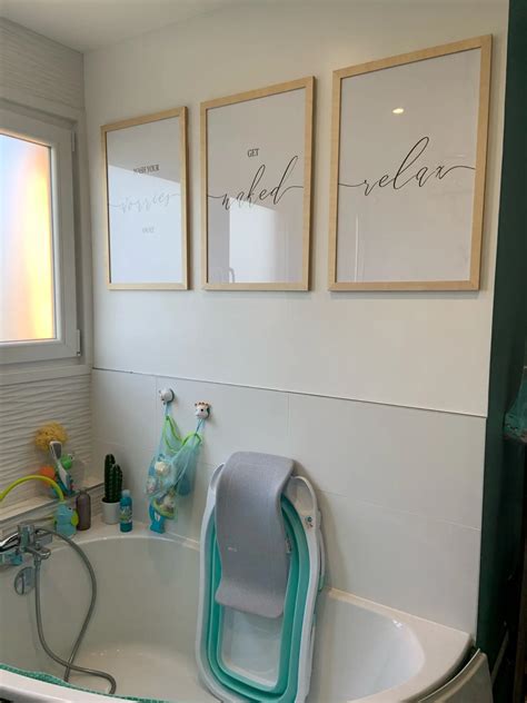 Wall Hangings Home Living Set Of Bathroom Wall Art Bathroom Prints Get Naked Wash Your