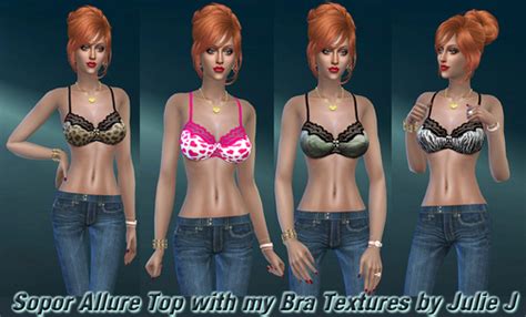 Sopor S Allure Top With Bra Textures By Julie J Clothing Loverslab