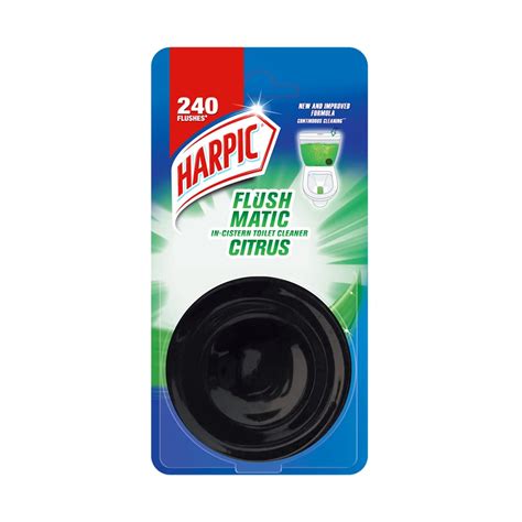 Harpic Flushmatic In Cistern Toilet Cleaner Blocks Citrus G