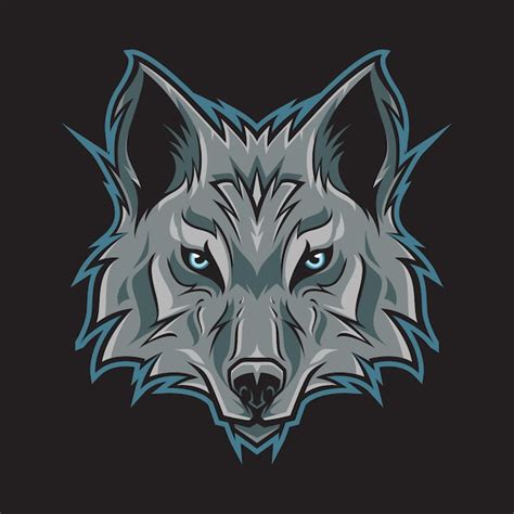 Premium Vector Wolf Head Logo Illustration