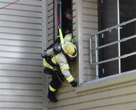 Firefighters Trained To Use Bailout Kits