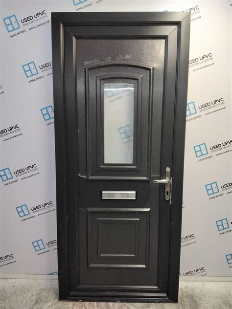 Brand New Anthracite Grey Upvc Front Door Mm X Mm Nd Used