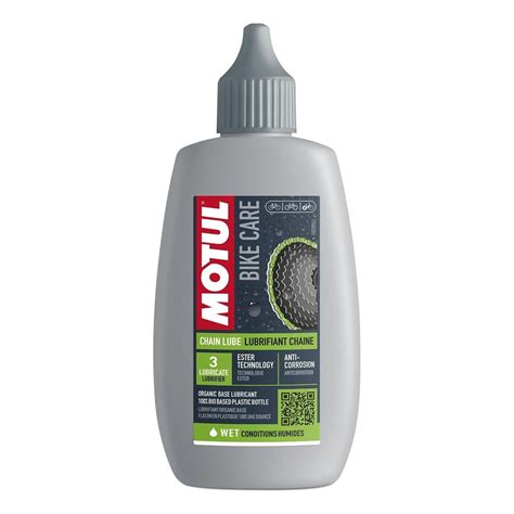 Lubrifiant vélo Motul Chain Lube Wet 100ml Outillage et entretien sur