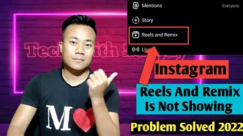 Instagram Reels And Remix Option Is Not Showing Problem Solved