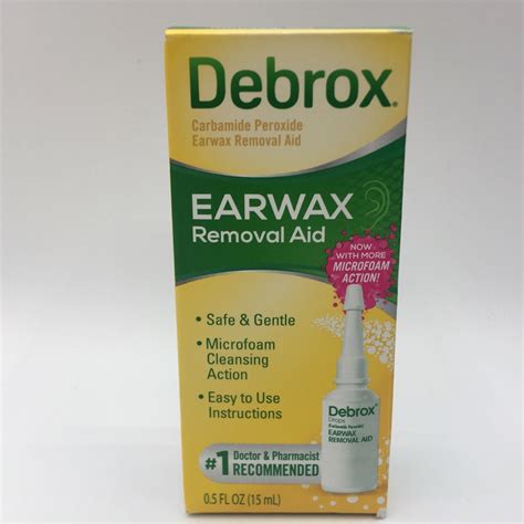 Debrox Earwax Removal Kit Includes Drops And Ear Syringe Bulb 0 5 Oz 15ml Usa Ebay