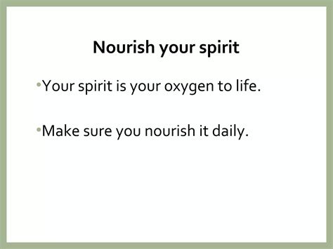 7 ways to nourish your spirit | PPT | Spirituality | Religion