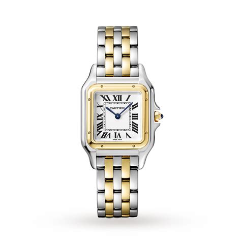 Cartier Panthère De Cartier Watch Medium Model Quartz Movement Yellow