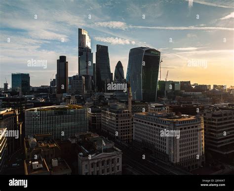 London city skyline aerial view Stock Photo - Alamy