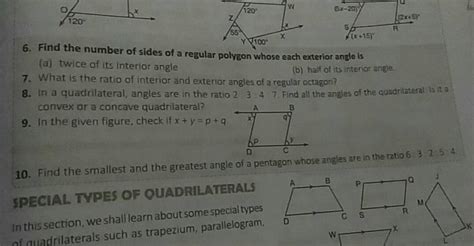 6 Find The Number Of Sides Of A Regular Polygon Whose Each Exterior Angl