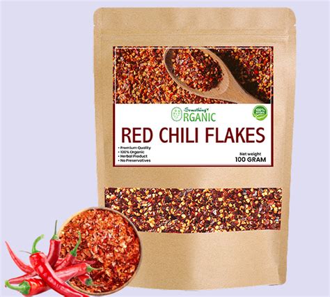 Red Chilli Flakes - Spicy Seasoning - Something Organic