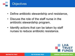 Powerpoint Education For Staff Training In Antibiotic Stewardship