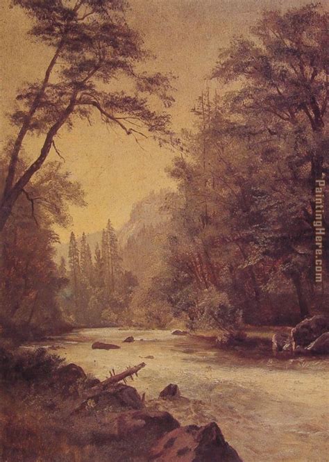 Yosemite Valley Painting Albert Bierstadt At Paintingvalley