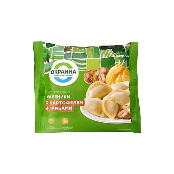 Каталог Вареники с картофелем и грибами 500г от магазина Окраина