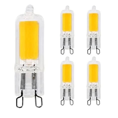 AMPOULE LED Lumière naturelle 15w Ampoule LED Mini G9 en verre lampe