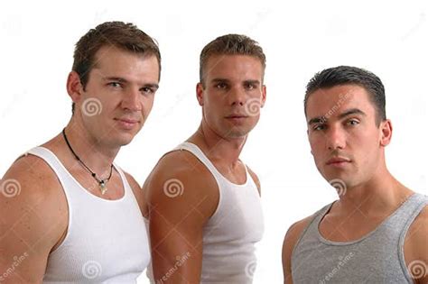 Three Men Stock Photo Image Of Fitness Pectorals Biceps 2667192