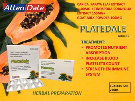 CARICA PAPAYA LEAF EXTRACT GOAT MILK POWDER TINOSPORA CORDIFOLIA