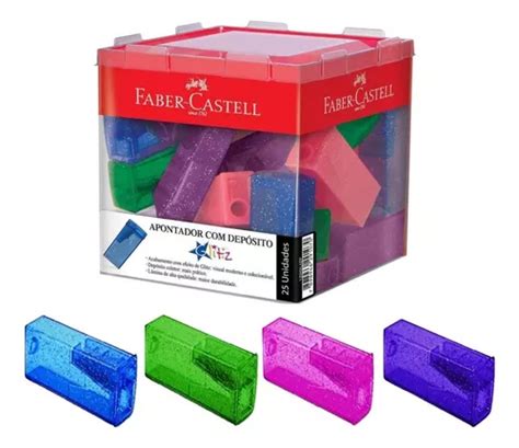 Apontador Faber Castell Glitz Dep Sito Un C Nf E Mercadolivre