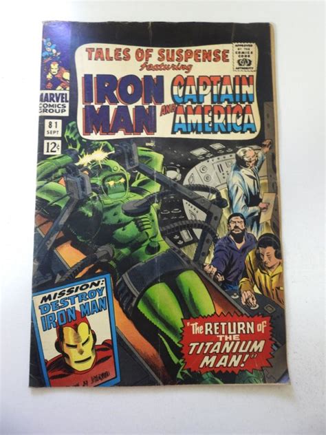 Tales Of Suspense Vg Condition Comic Books Silver Age