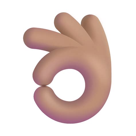 Ok Hand 3d Medium Icon Fluentui Emoji 3d Iconpack Microsoft