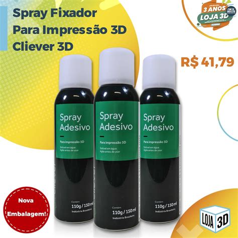 Loja 3D on Twitter O Spray Adesivo da Cliever3D campeão de vendas