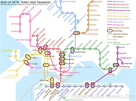 Hong Kong Metro Map