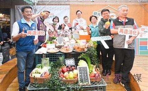 觀傳媒 桃竹苗新聞 桃園龍潭市場改造竣工 融入客庄元素改善購物環境形塑觀光市場