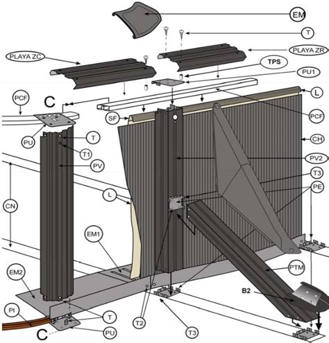 Repuestos Piscinas Ovaladas Imitaci N Ratt N Con Postes De Cm