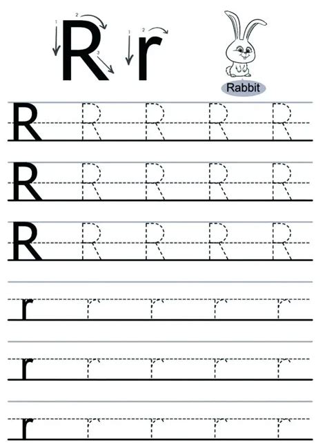 Letter R Recognition Worksheets