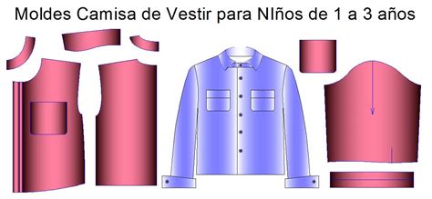 Patrones Para Confeccion Camisa De Vestir Infantil De Bebe Moldes De