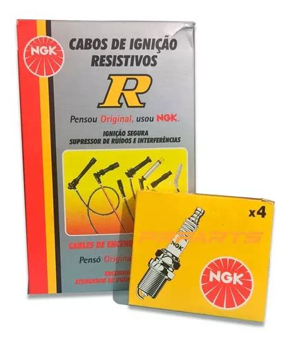 Kit Velas E Cabos Igni O Ngk Fiat Palio V Fire