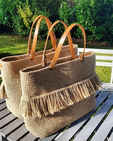 Tote Bag Cabas En Jute Au Crochet Tendance Et Naturel Isado Artofit