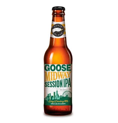 CERVEJA SESSION IPA PURO MALTE MIDWAY GOOSE ISLAND GARRAFA 355ML GTIN